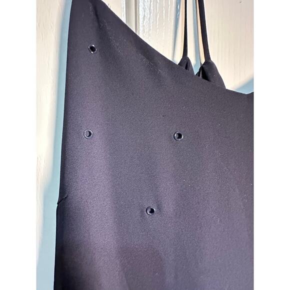 Greylin Women's Black Sleeveless V-neck Blouse Top Size Large - Picture 4 of 6